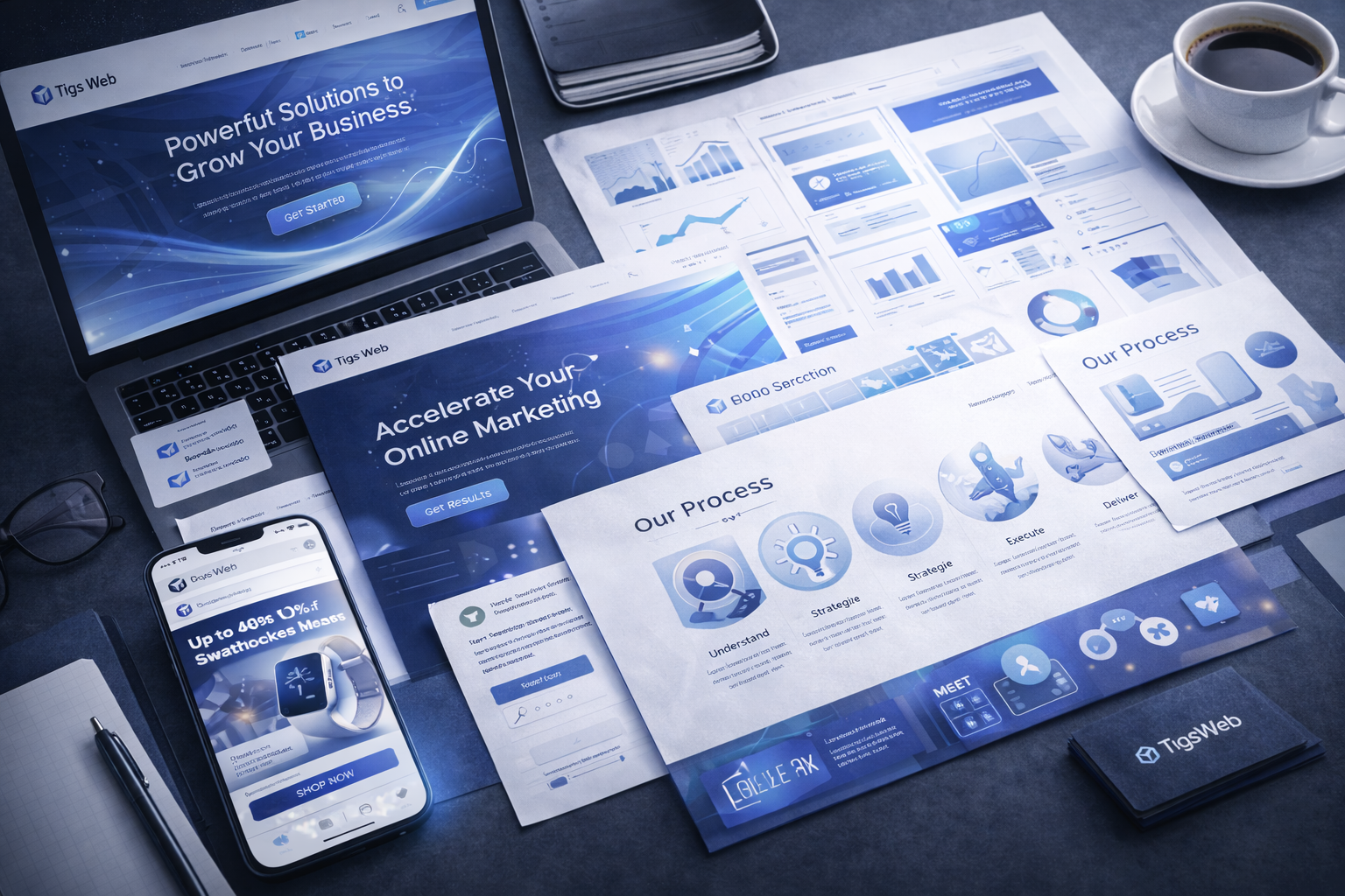 Startup Landing Page concept